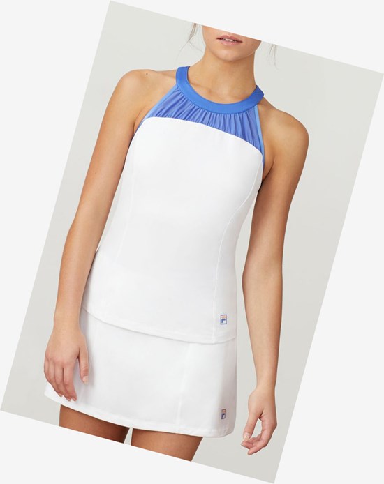 Fila Colorful Play Halter Tank Wht/Ampb/Ampb | 70NCMRKAH