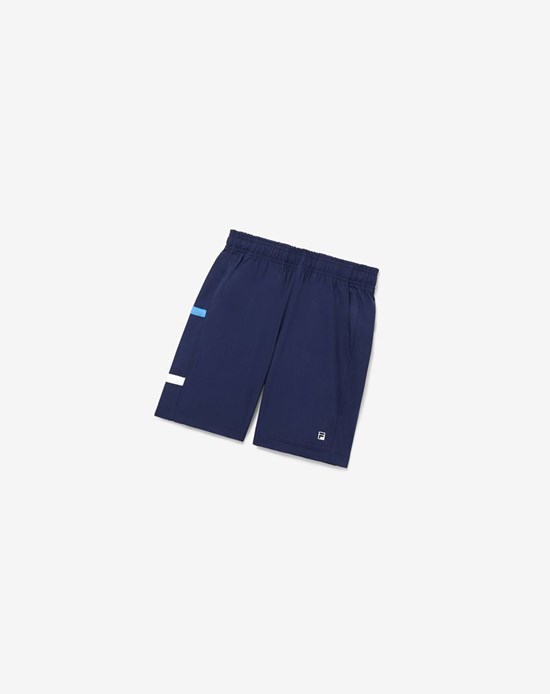 Fila Core Tenis Shorts Azul Marino Blancas | 90EFZNIVS