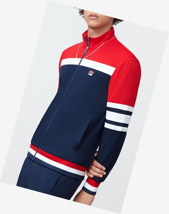 Fila Courto Jacket Cred/Navy/Wht | 91FVTNAUR