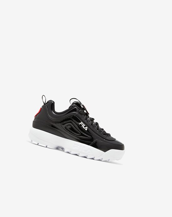 Fila Disruptor 2 Heart Sneakers Negras Negras Blancas | 36HJPULEM