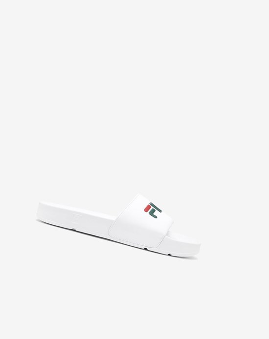 Fila Drifter Chanclas Sandals Blancas Rojas | 54DACRNFX