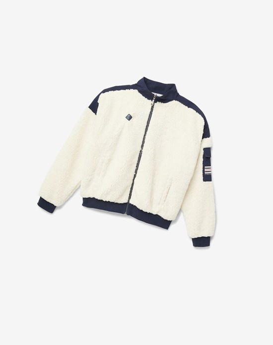 Fila Finsbury Sherpa Jacket Rojas | 54WNJRMFL