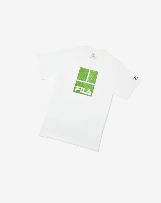 Fila London Tee Blancas | 26EGVQTUM