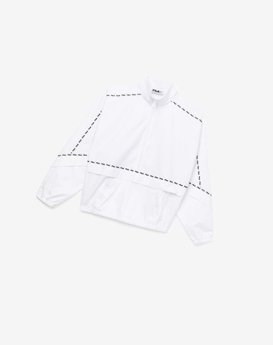 Fila Raceline Jacket Blancas | 32OUSEZTQ