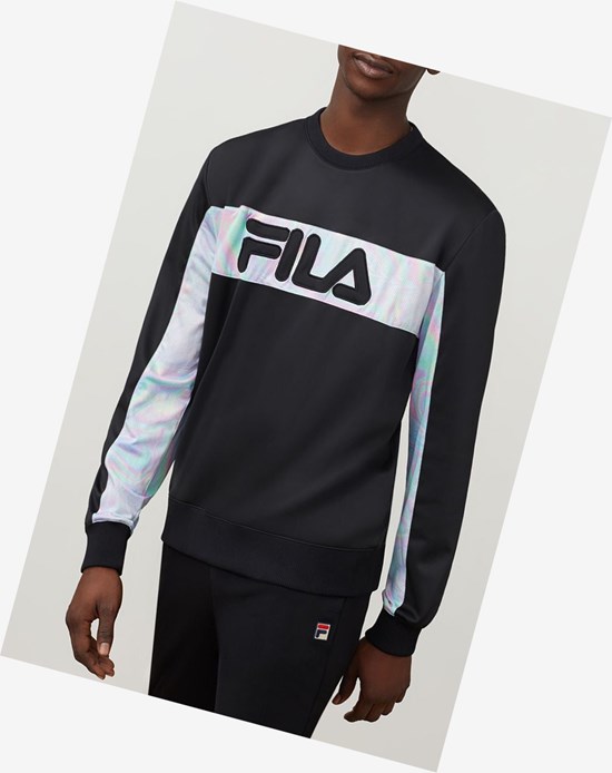 Fila Walter Crew Blk/Plil | 64CYZHNTK