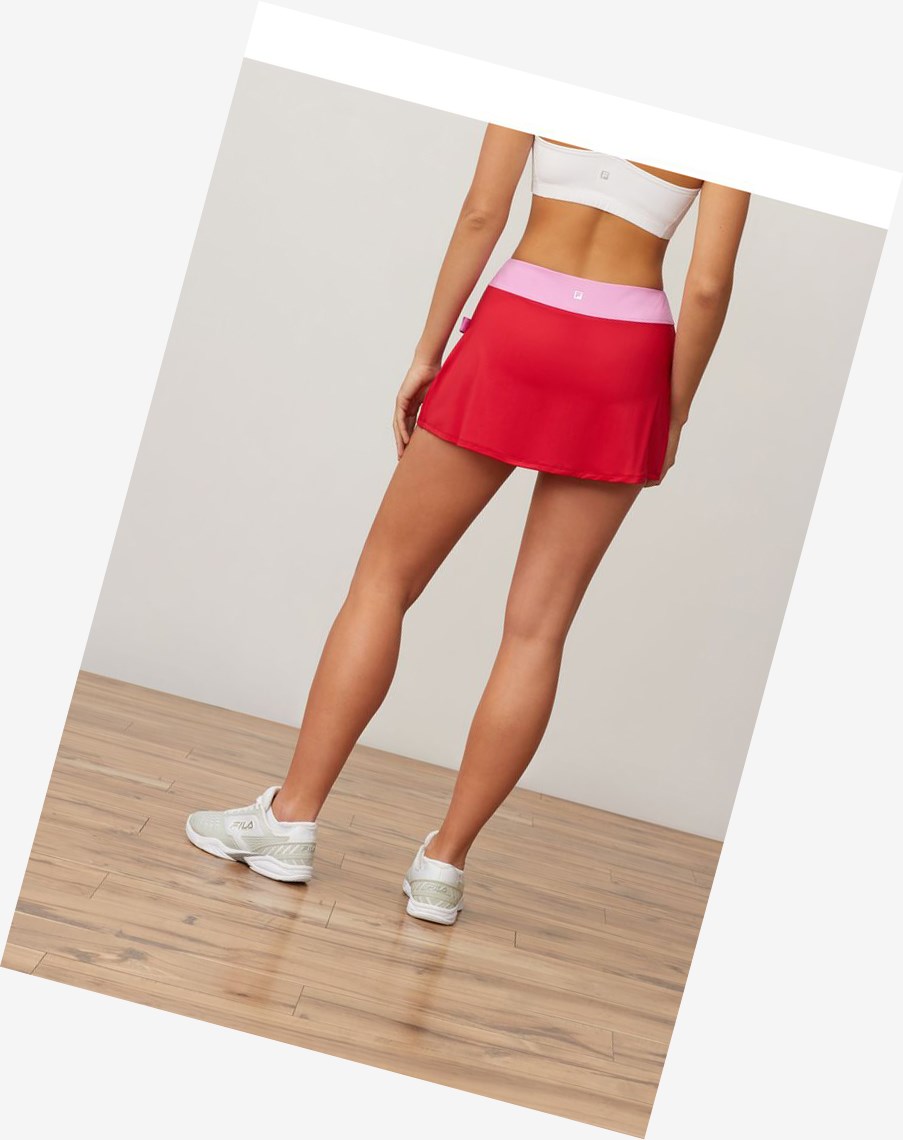 Fila 30 Love Side Tie Skort Crim/Cycl | 45DXOKUBN