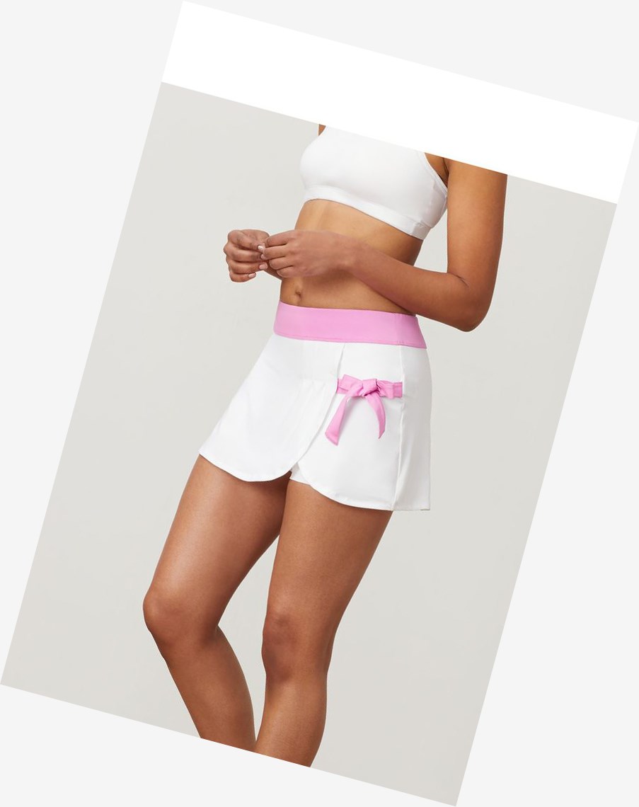 Fila 30 Love Side Tie Skort Wht/Cycl | 04TXALCVE