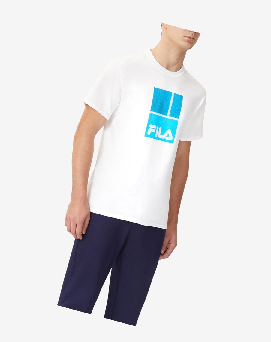 Fila Aussie Tee Blancas | 79WNHXJOE
