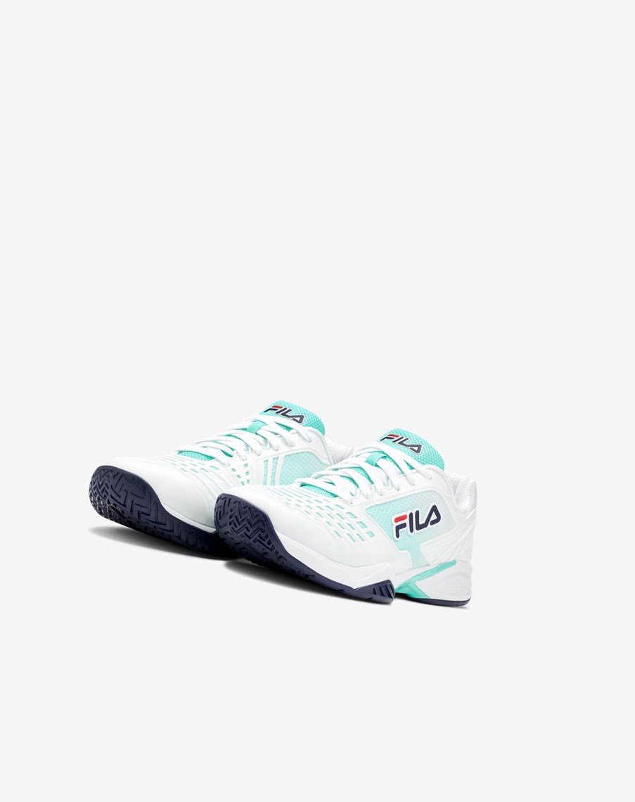 Fila Axilus 2 Energized Tenis Shoes Blancas Azul Marino | 27TKLABHR