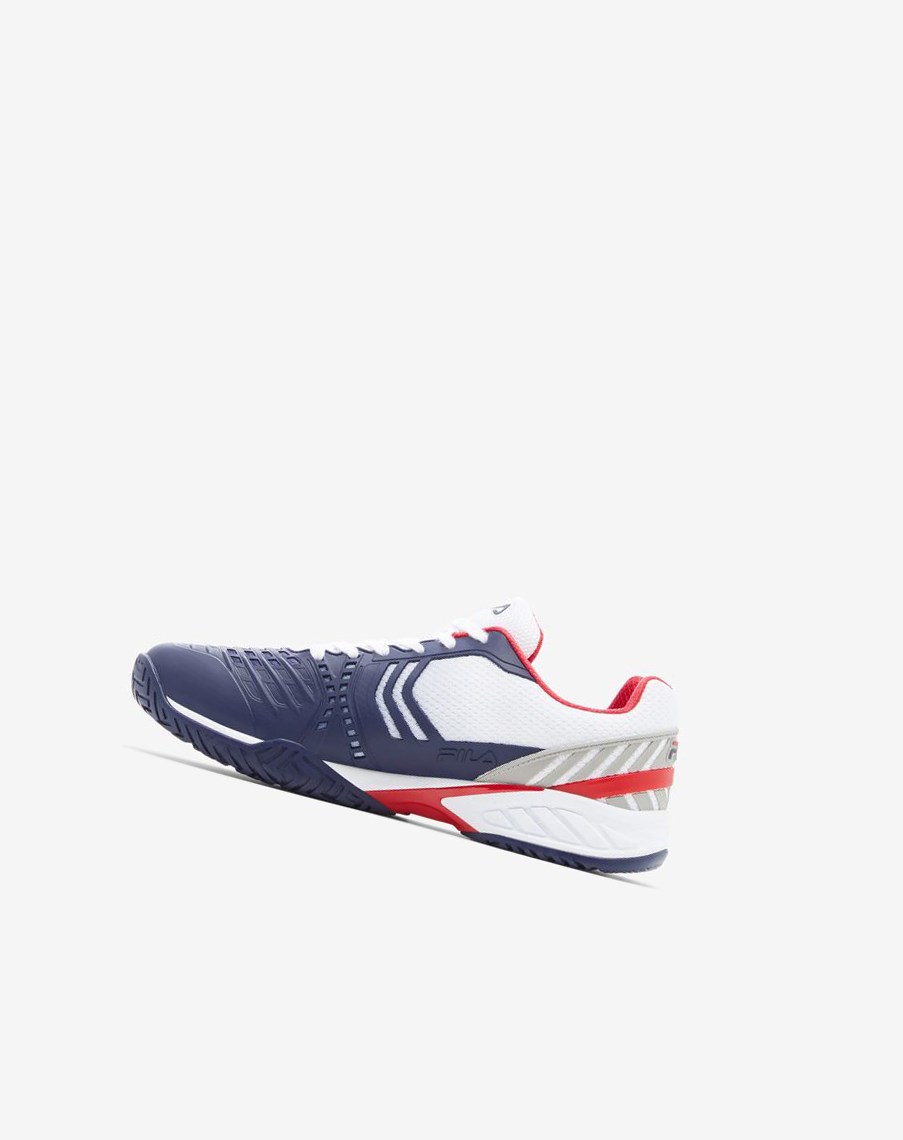 Fila Axilus 2 Energized Tenis Shoes Blancas Azul Marino Rojas | 36VDCGXLU