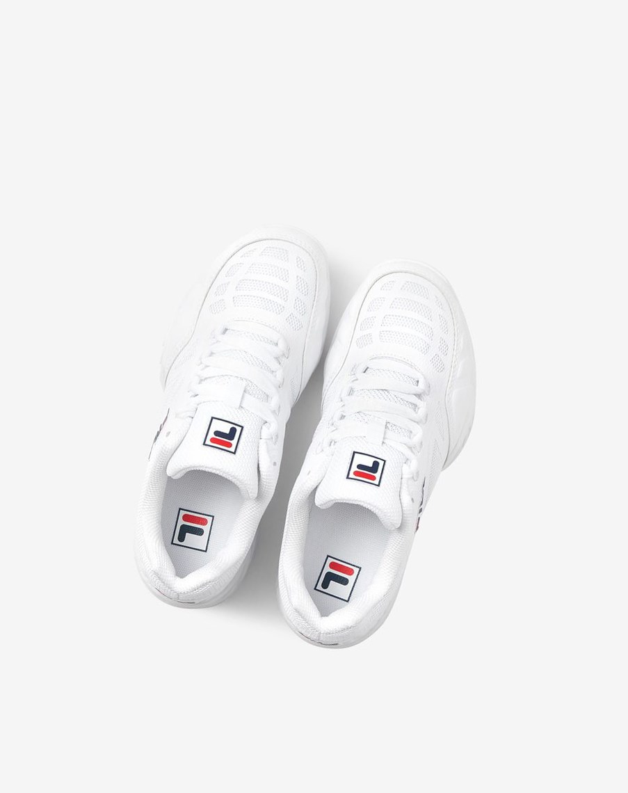 Fila Axilus Jr Tenis Shoes Wht/Wht/Wht | 32RWFIYMJ