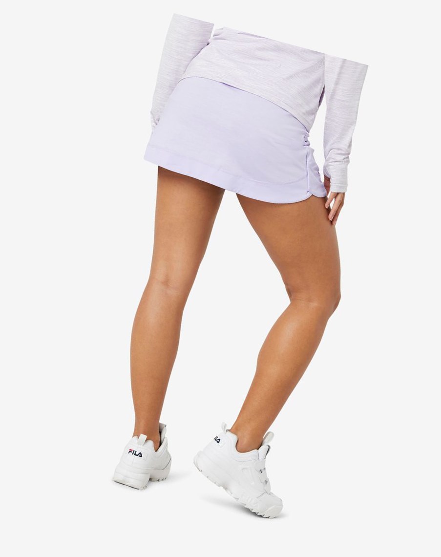 Fila Back Court A-line Skirt Moradas Azul Marino | 46SWJRVCG