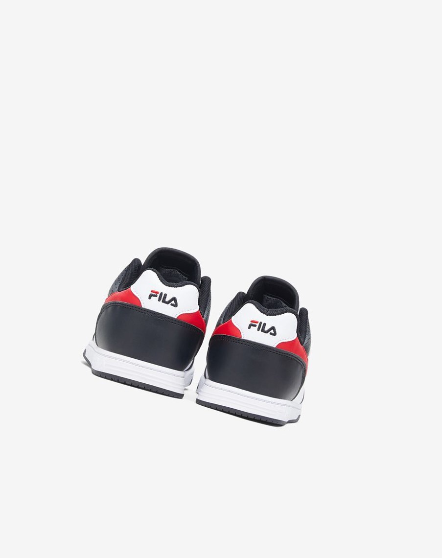 Fila Bbn 92 Low Tenis Shoes Negras Blancas Rojas | 40MDLUSQO