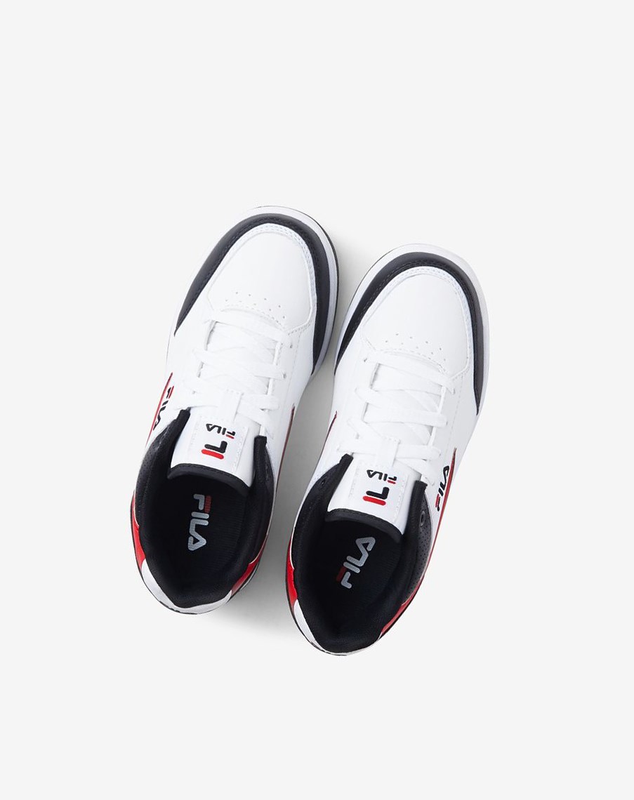 Fila Bbn 92 Low Tenis Shoes Negras Blancas Rojas | 40MDLUSQO