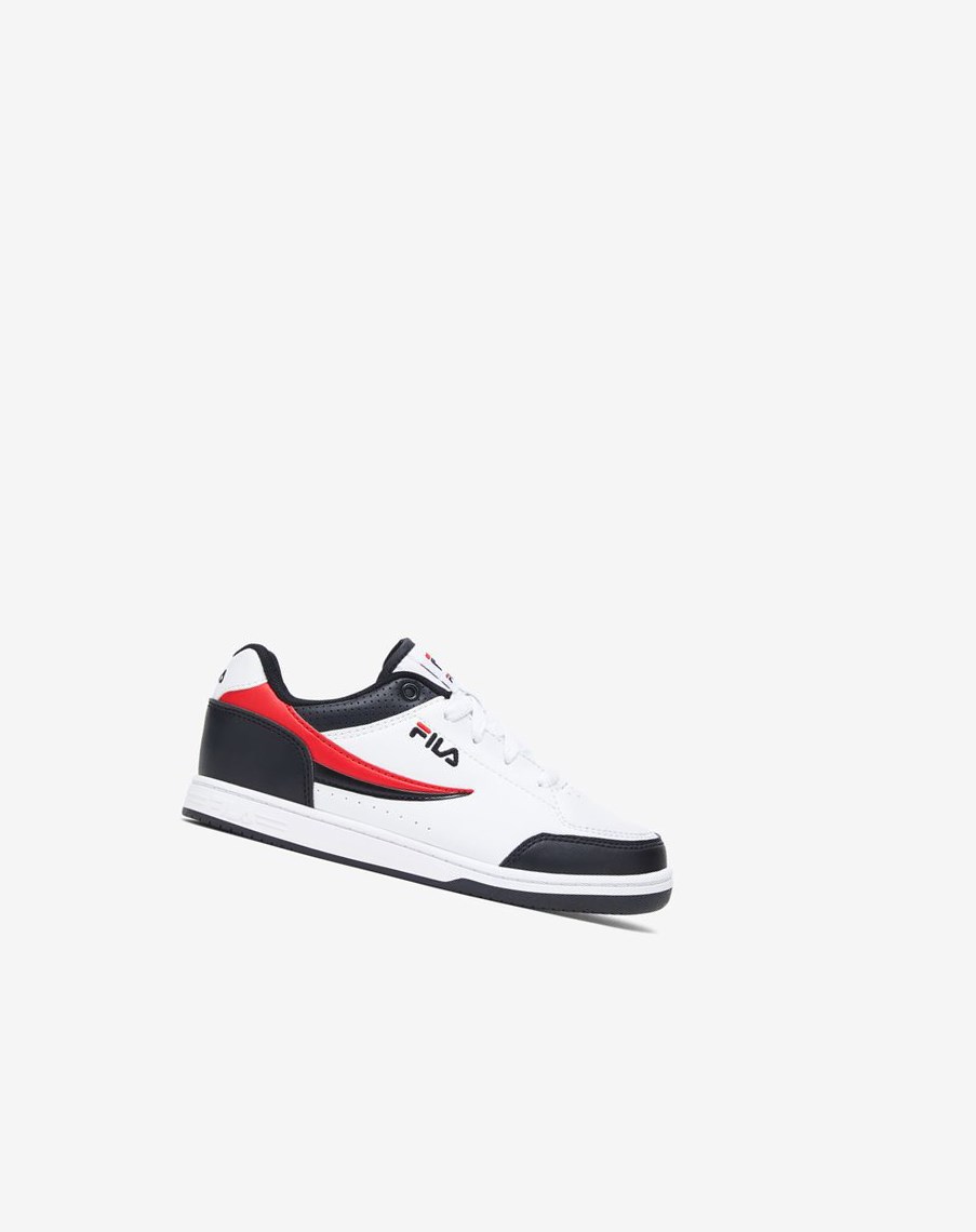Fila Bbn 92 Low Tenis Shoes Negras Blancas Rojas | 40MDLUSQO
