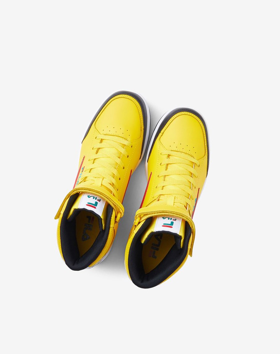 Fila Bbn 92 Mid Correa Tenis Shoes Negras Blancas | 10SVRTABZ