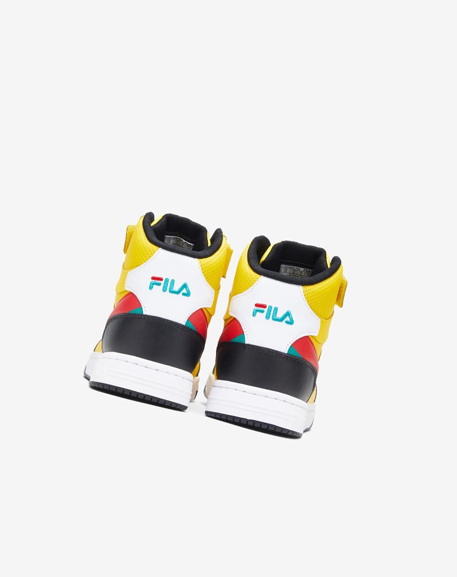Fila Bbn 92 Mid Correa Tenis Shoes Negras Blancas | 10SVRTABZ