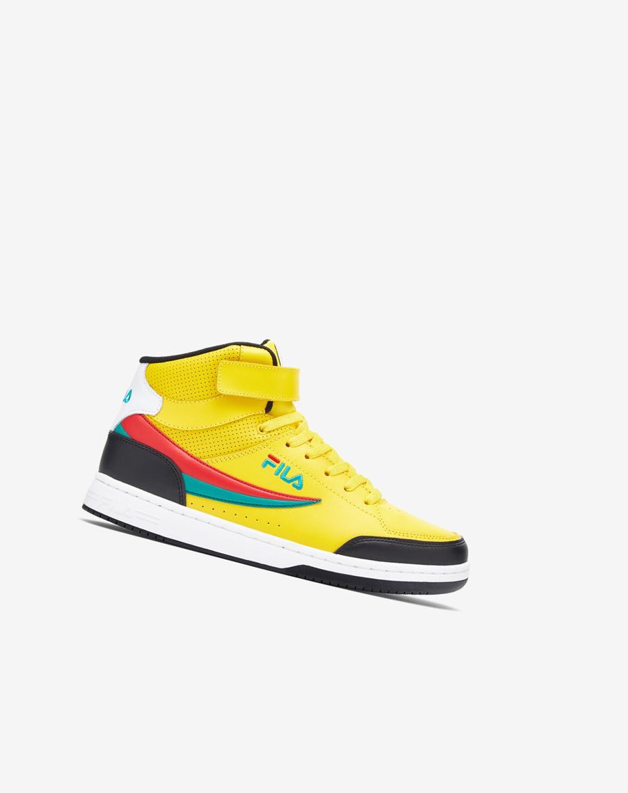 Fila Bbn 92 Mid Correa Tenis Shoes Negras Blancas | 10SVRTABZ