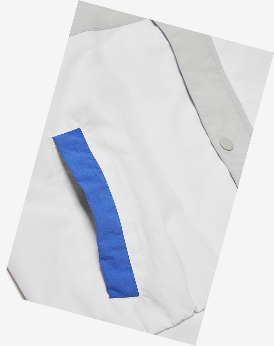 Fila Bem Color Blocked Light Weight Jacket Azules Blancas Gris | 83RGJASOW