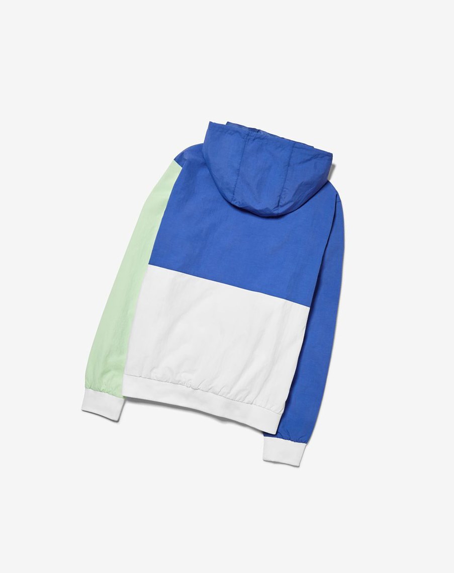 Fila Bem Color Blocked Light Weight Jacket Azules Blancas Gris | 83RGJASOW
