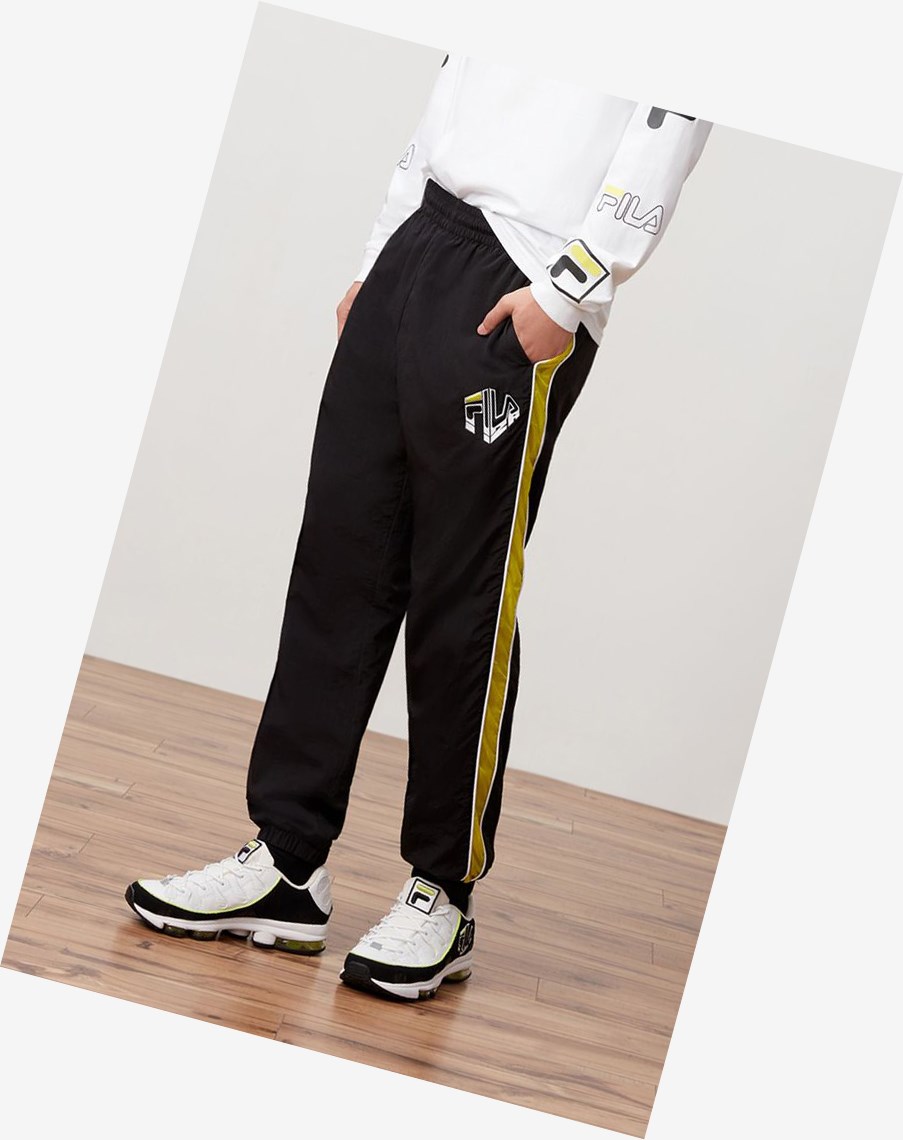 Fila Biko Pista Pant Blk/Sulph/Wht | 31JICNKHZ