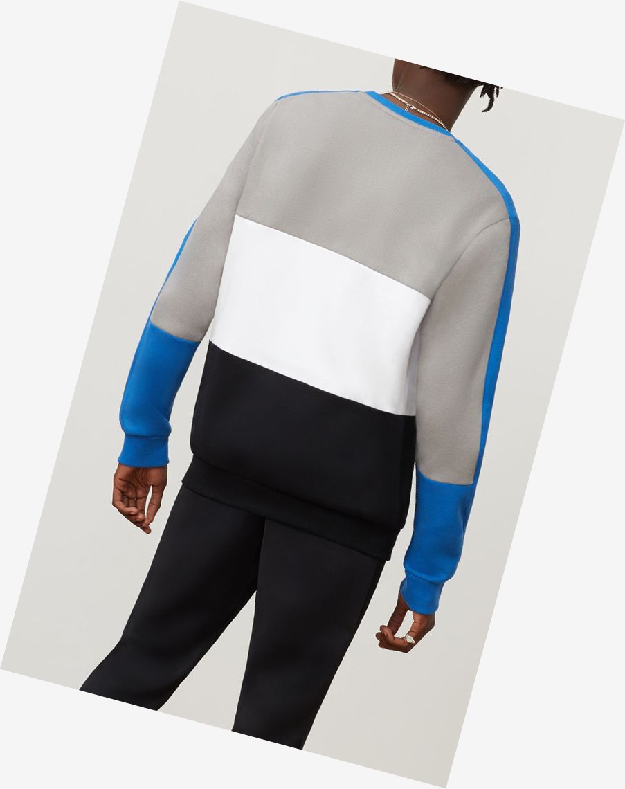 Fila Bravo Sweatshirt Fgry/Wht/Blk | 96BCAZYPJ