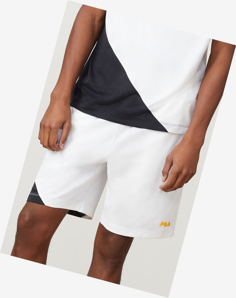 Fila Break Point Corta Blancas Negras | 25ZVJQMGY
