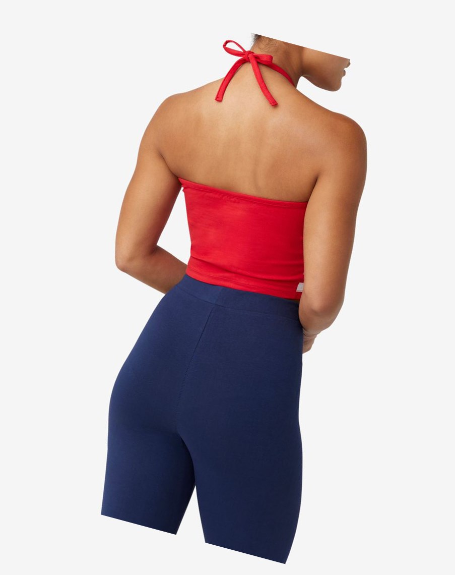 Fila Brinley Halter Tank Rojas Blancas | 09JXLPGRN