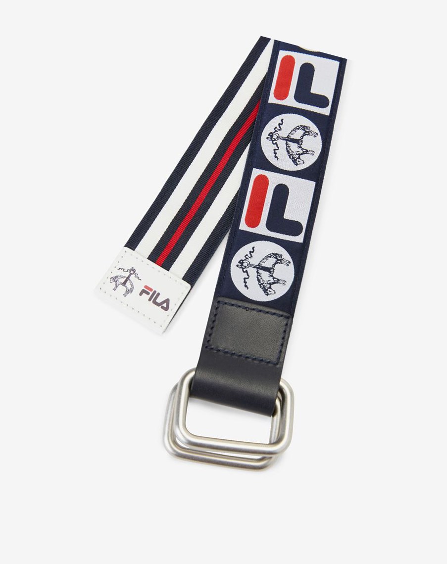 Fila Brooks Brothers X Fila Advantage Reversible Belt Azul Marino | 37XKFNGCO