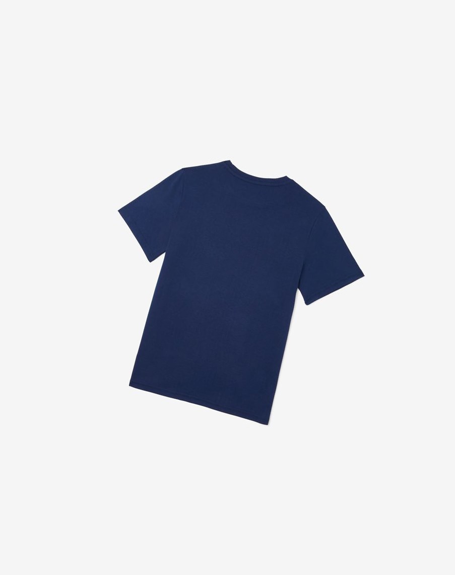 Fila Camden Printed Tee Azul Marino | 74TKBQCZS