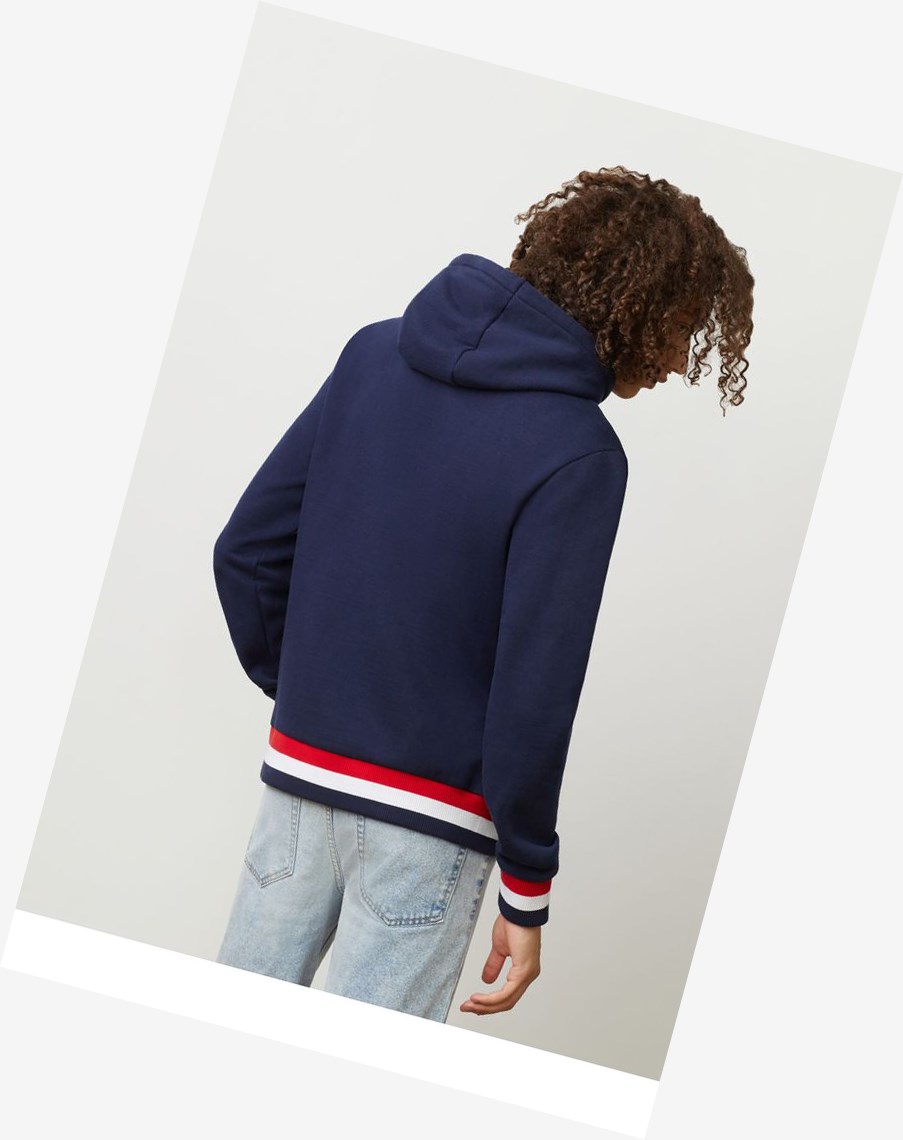 Fila Caro Hoodie Peac/Cred/Wht | 07TNQXAOH