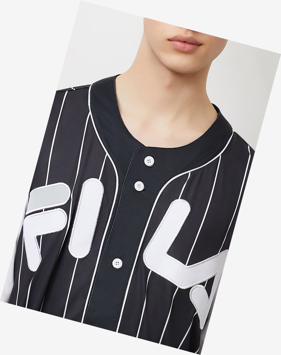 Fila Castro Jersey Blk/Wht | 40KIMWFBE