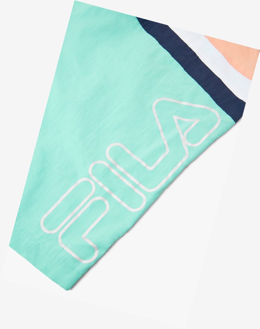 Fila Charlie Swim Corta Blancas Verde Menta | 25LGHKMWC