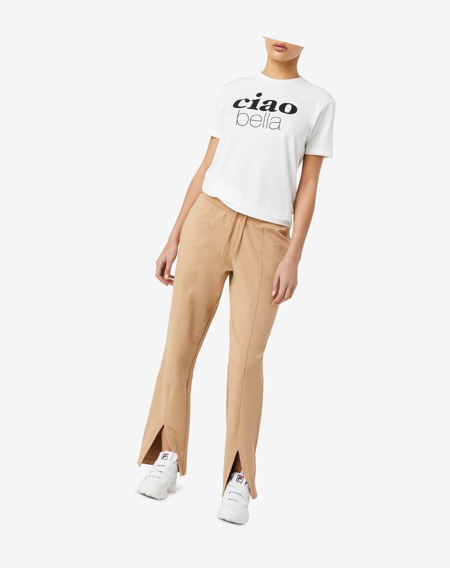 Fila Ciao Bella Tee Blancas | 64QIAJHWC
