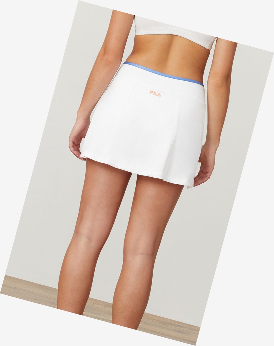 Fila Colorful Play A-line Skort Wht/Ampb | 59HVBNZPY
