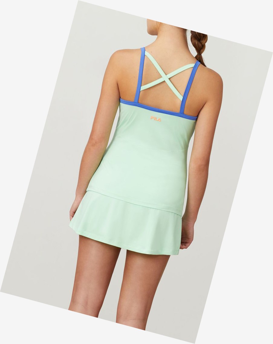 Fila Colorful Play Cami Tank Grna/Ampb | 98JXVDRPE