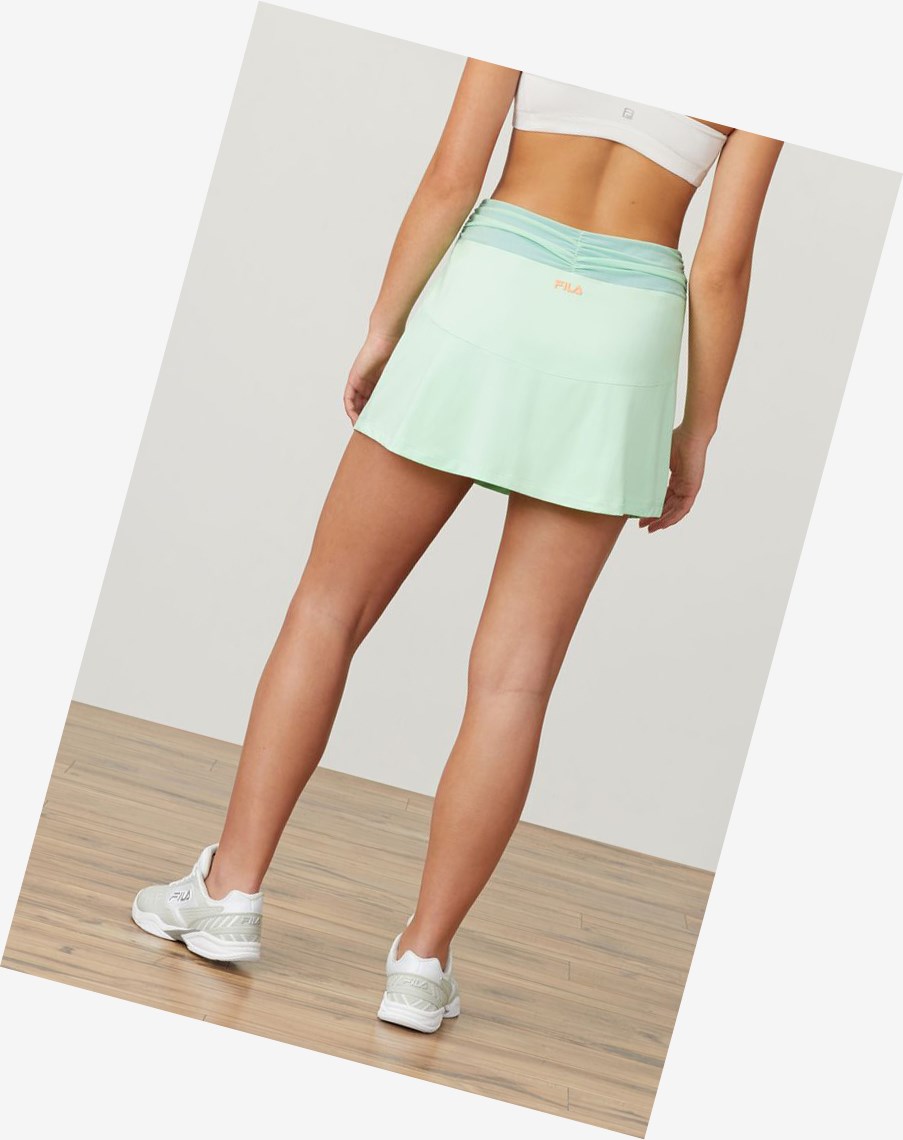 Fila Colorful Play Flare Skort Grna/Ampb | 08DPEOSYH