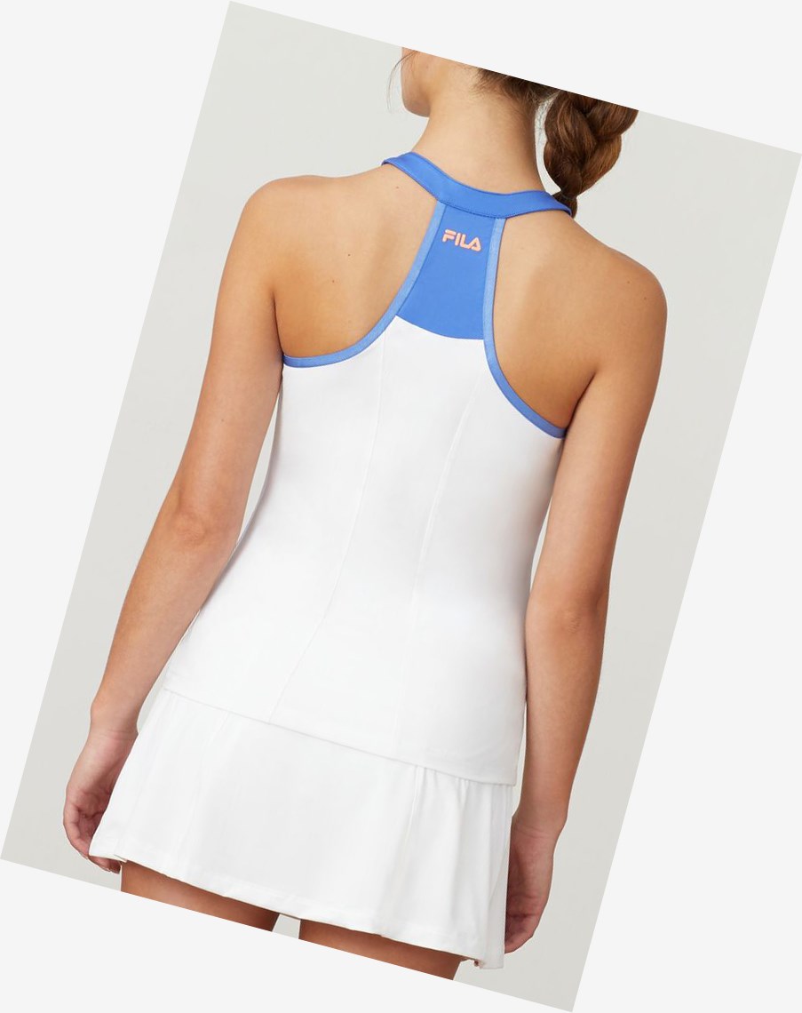 Fila Colorful Play Halter Tank Wht/Ampb/Ampb | 70NCMRKAH
