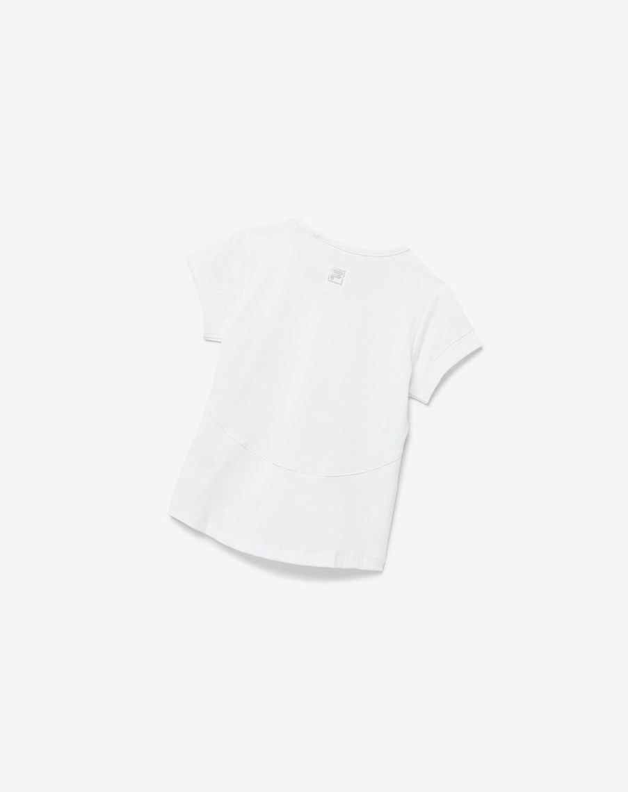 Fila Core Corta Sleeve Top Blancas | 43MQOLSAZ