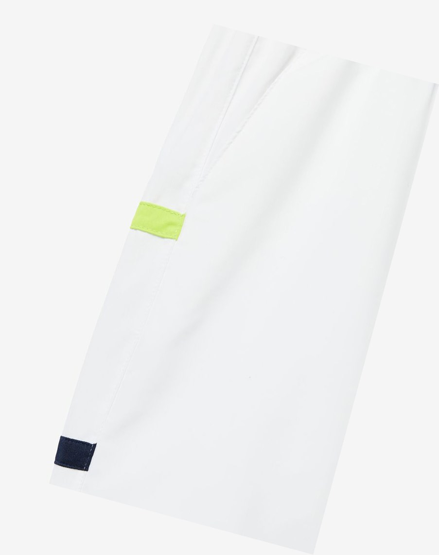 Fila Core Tenis Shorts Blancas Azul Marino | 32ADWTIEC