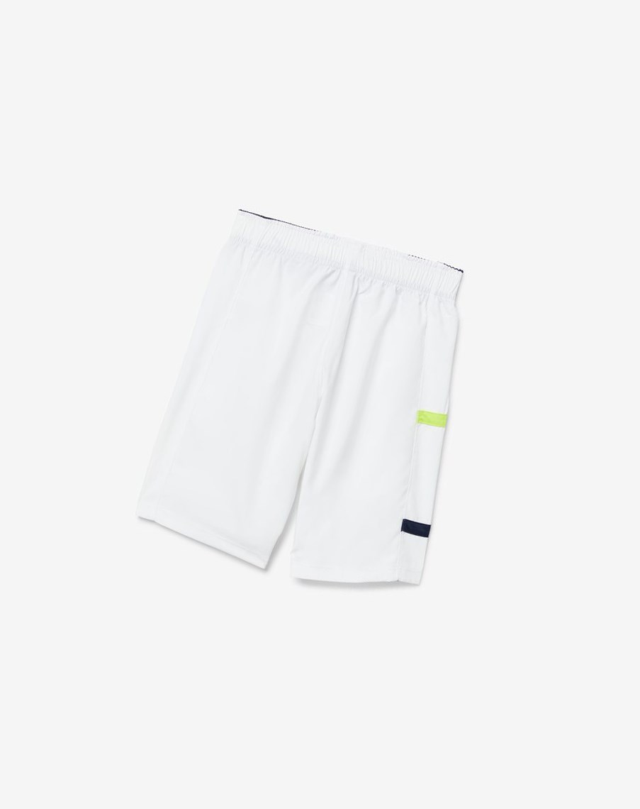 Fila Core Tenis Shorts Blancas Azul Marino | 32ADWTIEC