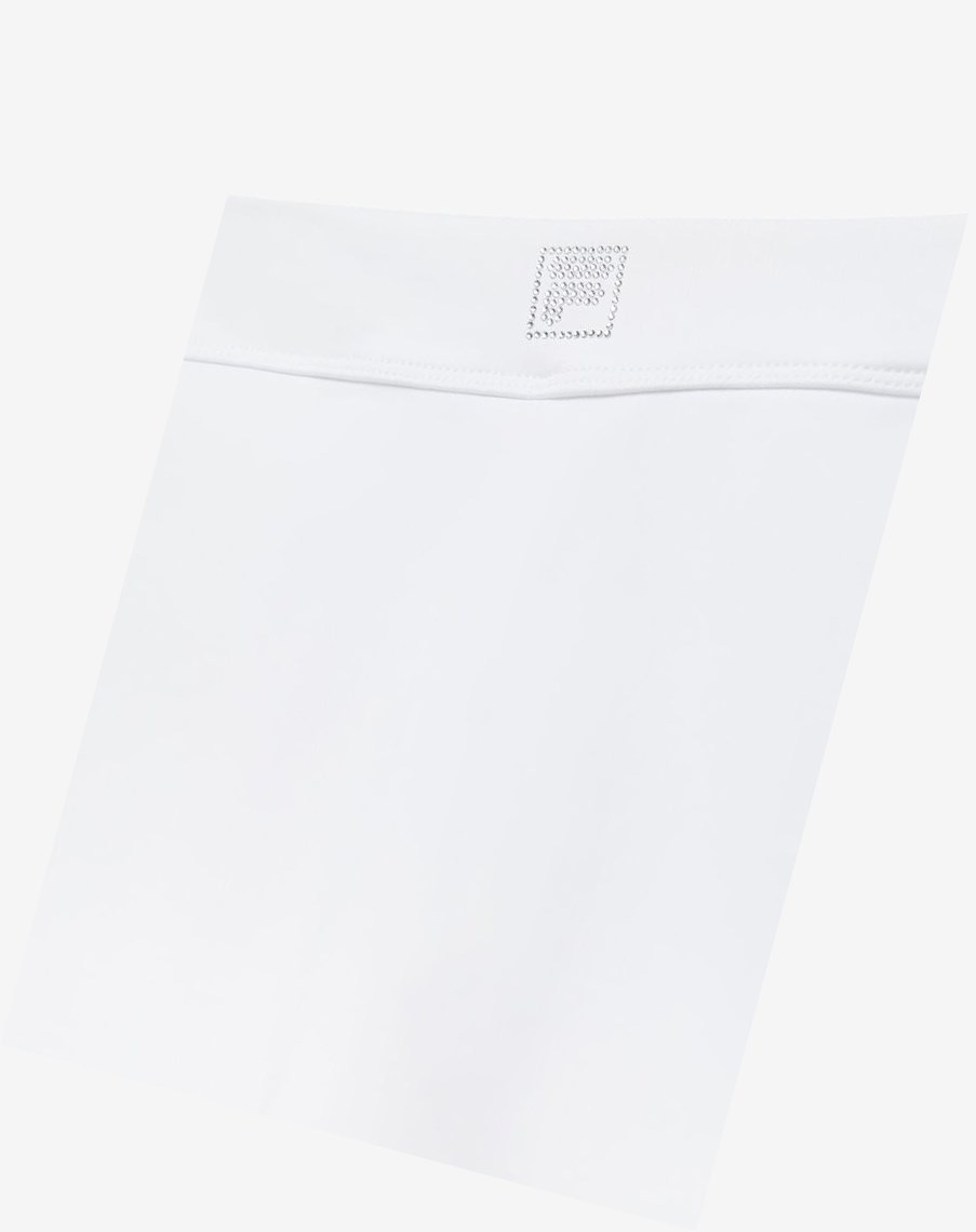 Fila Core Tenis Skirt Blancas Azules | 94HMANVJR