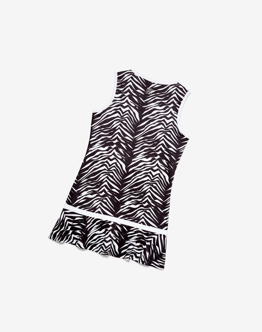 Fila Core Tenis Vestido 002 Zebra / Whie | 19IUAGTCX