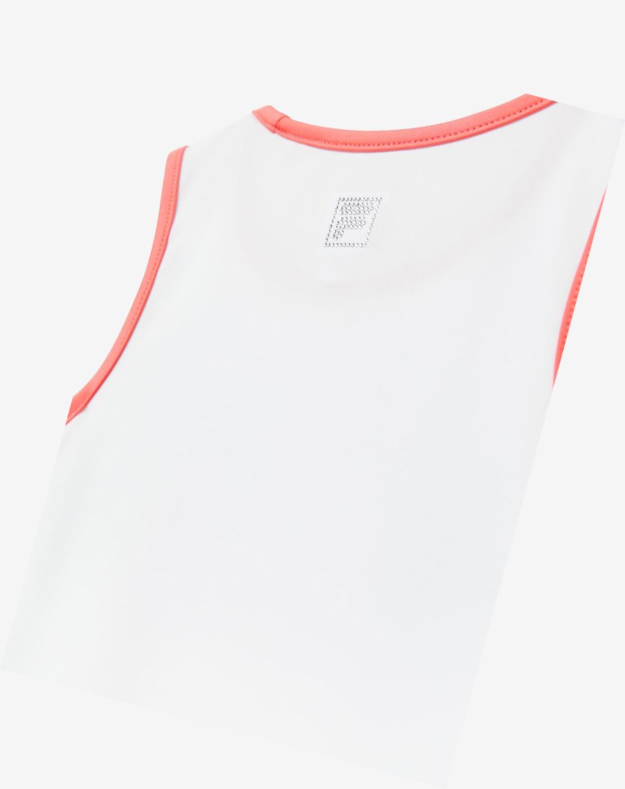 Fila Core Tenis Vestido Blancas Coral | 39HKVQJRZ