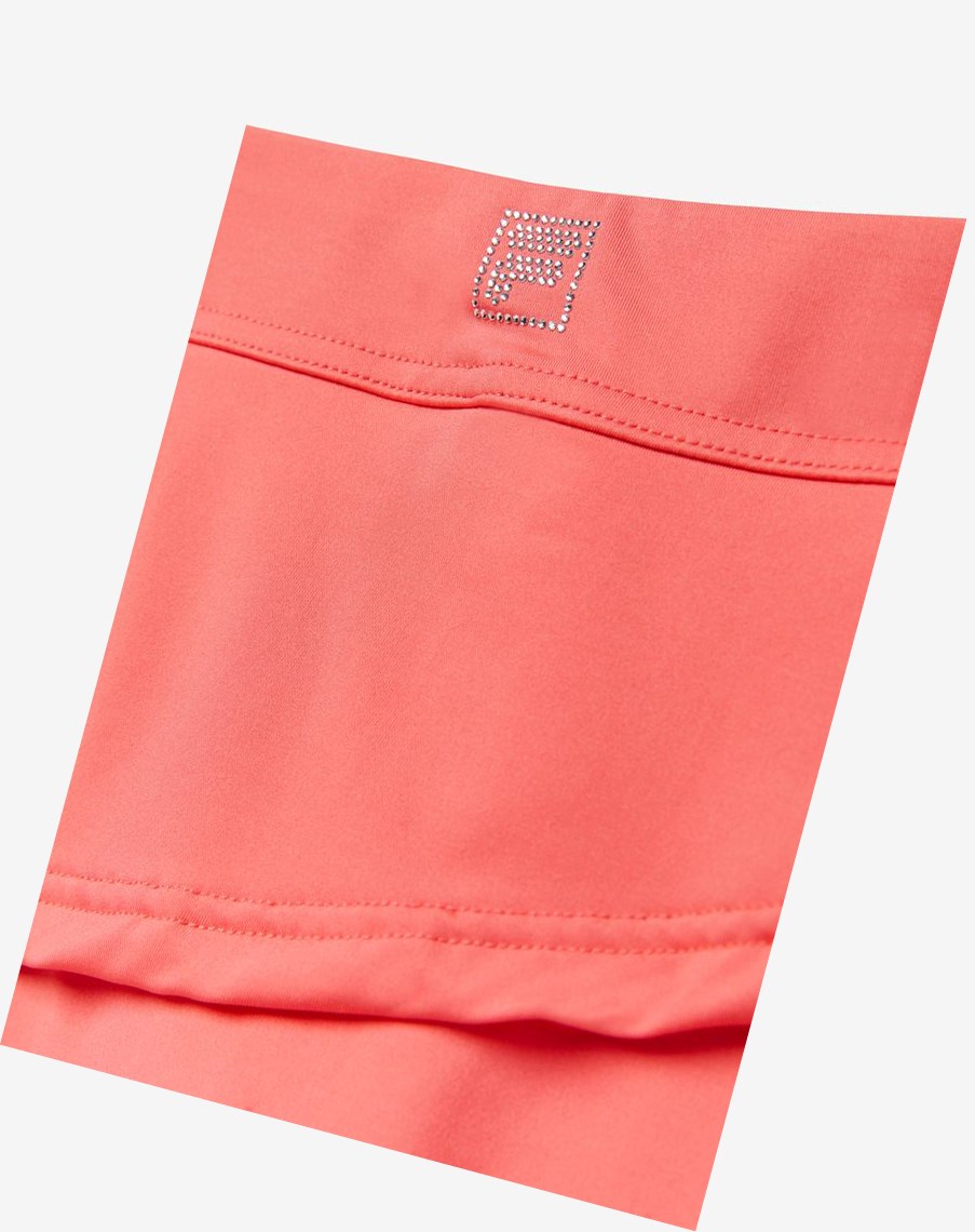 Fila Core Tiered Skort Coral | 42UFADZGQ
