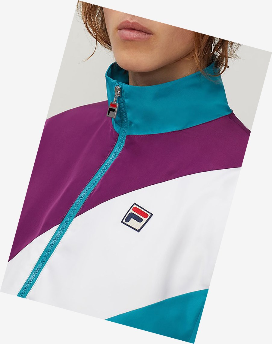 Fila Cruz Windbreaker Grpj/Bbay/Wht | 29QITMLAX