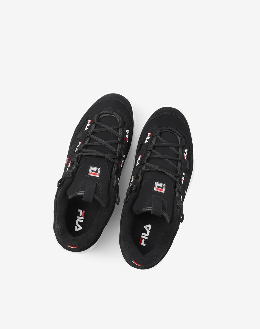 Fila D-formation Sneakers Negras Rojas Blancas | 27MXKIPDW