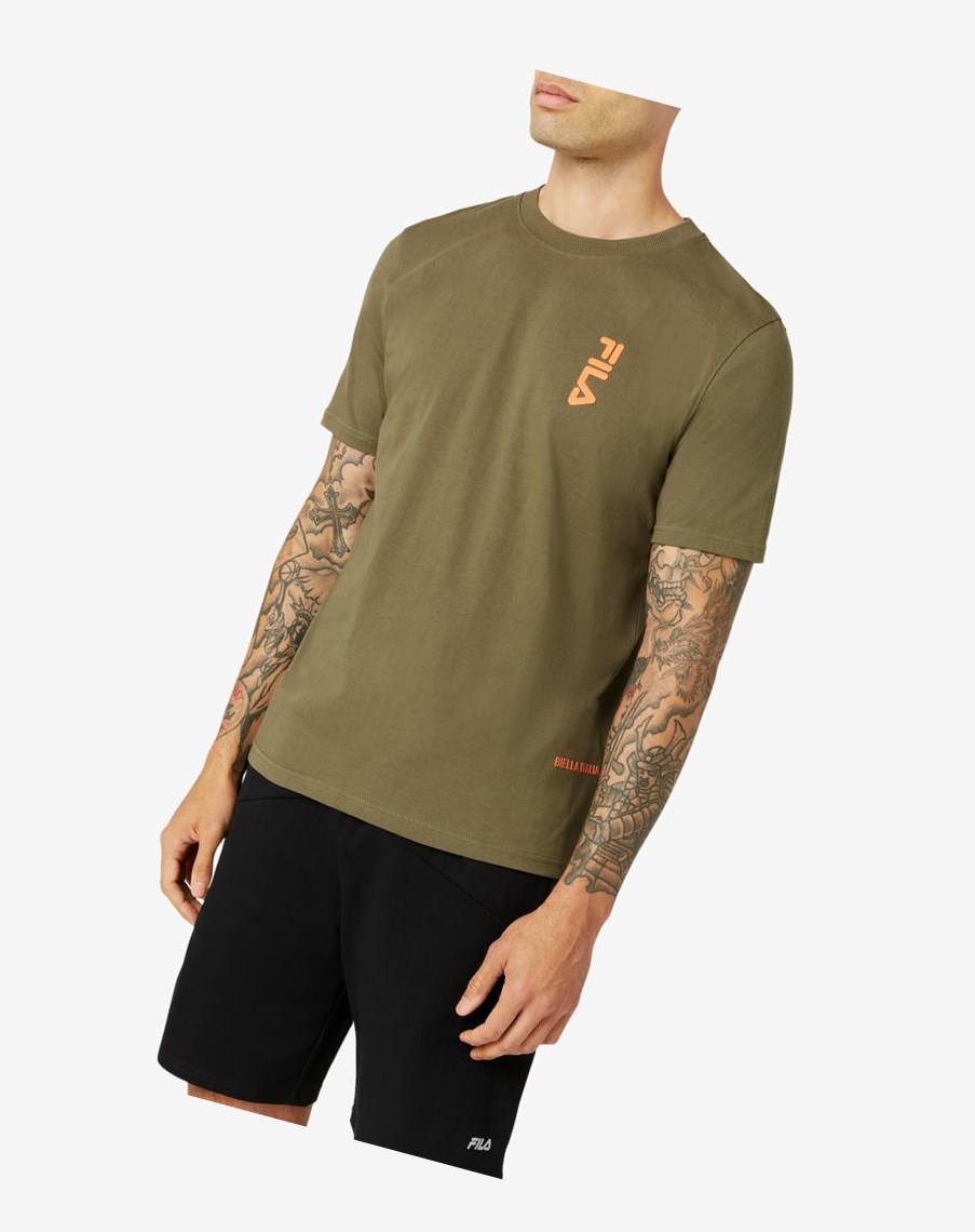 Fila Deckhand Tee Verde Oliva | 97NATCJIR