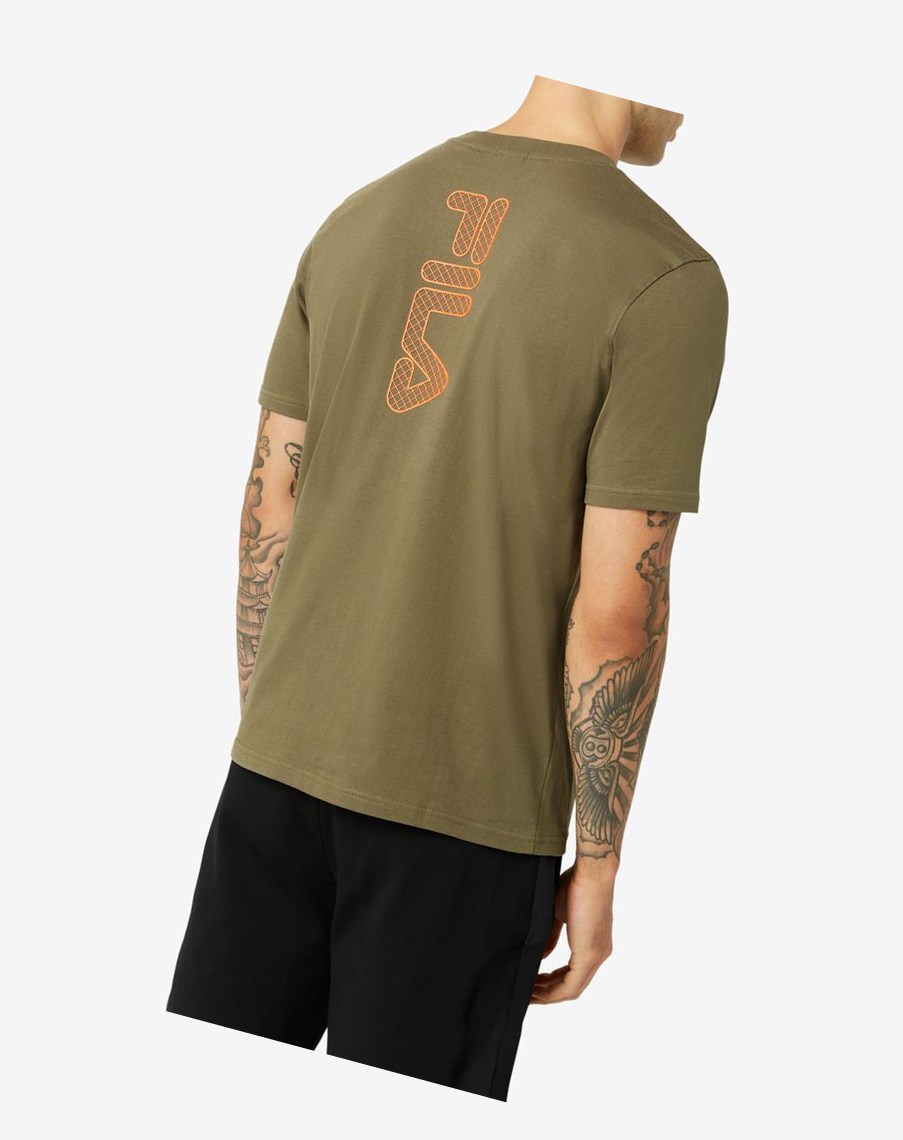Fila Deckhand Tee Verde Oliva | 97NATCJIR