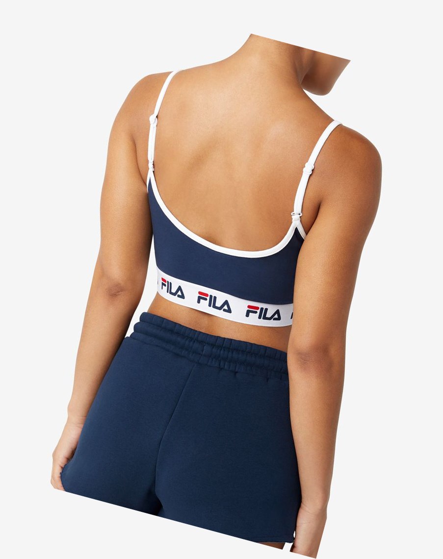 Fila Deeba Bra Top Blancas Rojas | 07SAYFIGQ